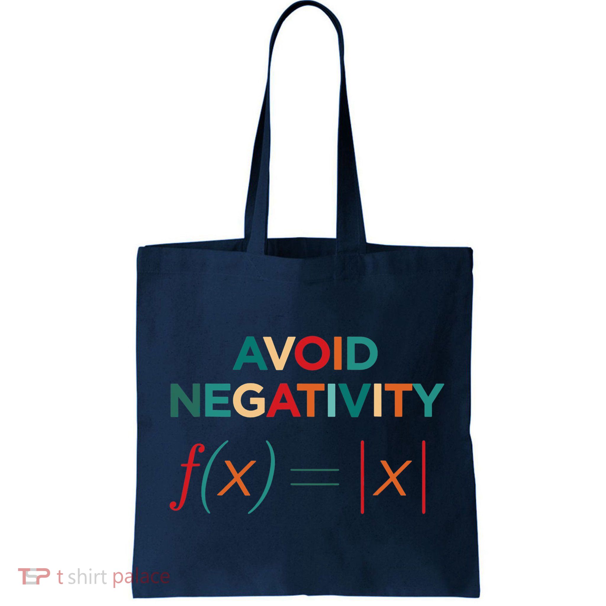 Avoid Negativity Math Equation Funny Math Teacher Bag