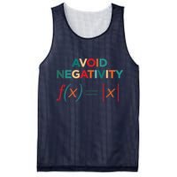 Avoid Negativity Math Equation Funny Math Teacher Mesh Reversible Basketball Jersey Tank
