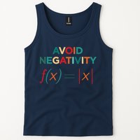 Avoid Negativity Math Equation Funny Math Teacher Tank Top