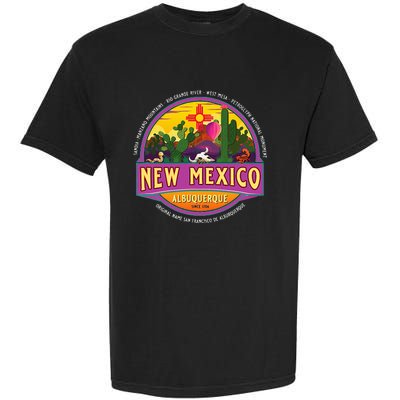 Albuquerque New Mexico Usa Balloons Desert Vacation Souvenir Garment-Dyed Heavyweight T-Shirt