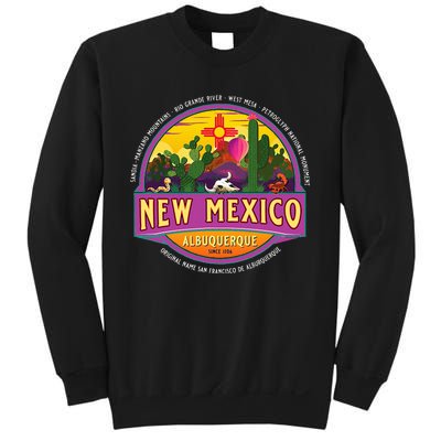 Albuquerque New Mexico Usa Balloons Desert Vacation Souvenir Sweatshirt