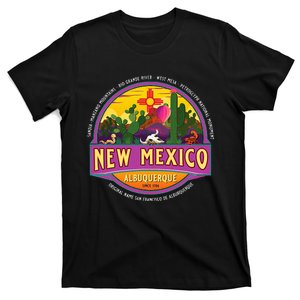 Albuquerque New Mexico Usa Balloons Desert Vacation Souvenir T-Shirt