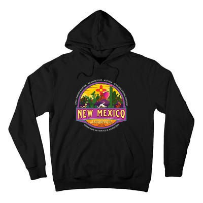 Albuquerque New Mexico Usa Balloons Desert Vacation Souvenir Tall Hoodie