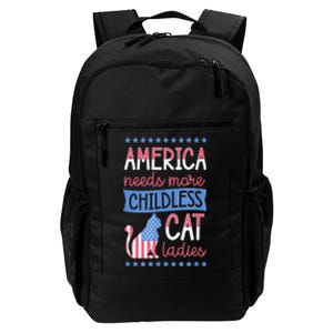 America Needs More Childless Cat Ladies Childless Daily Commute Backpack