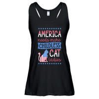 America Needs More Childless Cat Ladies Childless Ladies Essential Flowy Tank