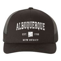 Albuquerque New Mexico Nm Vintage Athletic Sports Yupoong Adult 5-Panel Trucker Hat