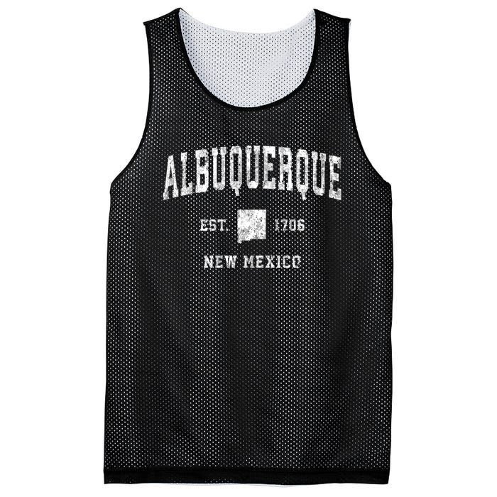 Albuquerque New Mexico Nm Vintage Athletic Sports Mesh Reversible Basketball Jersey Tank