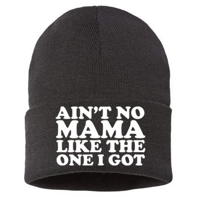 Ain't No Mama Like The One I Got Sustainable Knit Beanie