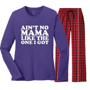 Ain't No Mama Like The One I Got Women's Long Sleeve Flannel Pajama Set 