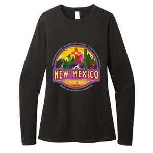 Albuquerque New Mexico Usa Balloons Desert Vacation Souvenir Womens CVC Long Sleeve Shirt