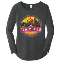 Albuquerque New Mexico Usa Balloons Desert Vacation Souvenir Women's Perfect Tri Tunic Long Sleeve Shirt