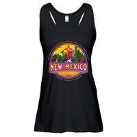 Albuquerque New Mexico Usa Balloons Desert Vacation Souvenir Ladies Essential Flowy Tank