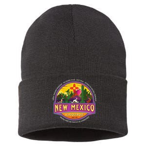 Albuquerque New Mexico Usa Balloons Desert Vacation Souvenir Sustainable Knit Beanie