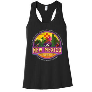 Albuquerque New Mexico Usa Balloons Desert Vacation Souvenir Women's Racerback Tank