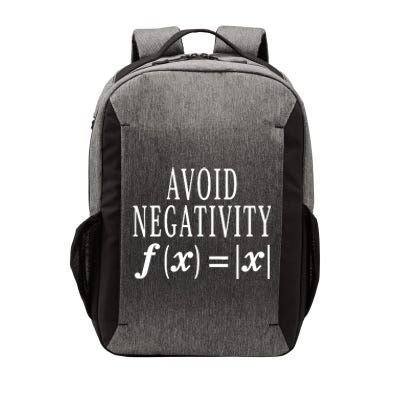 Avoid Negativity Math Equation Teacher Funny Gift Vector Backpack