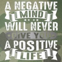 A Negative Mind Will Never Give You A Postive Life Legacy Tie Dye Trucker Hat