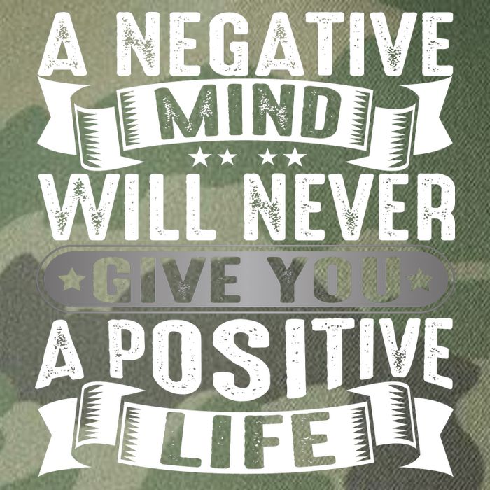 A Negative Mind Will Never Give You A Postive Life Legacy Tie Dye Trucker Hat
