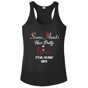 Auntie Niece Nephew Some Aunts Have Pretty Nieces Family Gift Ladies PosiCharge Competitor Racerback Tank