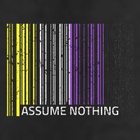Assume Nothing Non Binary Flag Genderqueer Lgbtqia Pride Large Microfiber Waffle Golf Towel