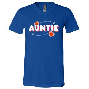 Auntie Niece Nephew Aunt Meaningful Gift V-Neck T-Shirt