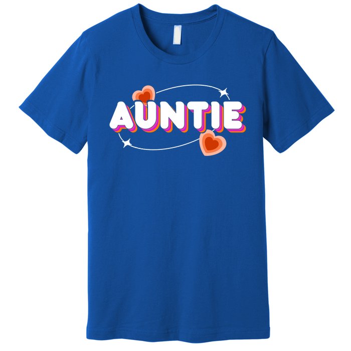 Auntie Niece Nephew Aunt Meaningful Gift Premium T-Shirt