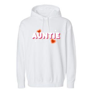 Auntie Niece Nephew Aunt Meaningful Gift Garment-Dyed Fleece Hoodie