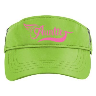 Auntie Niece Nephew Family Aunt Cute Gift Adult Drive Performance Visor