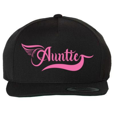 Auntie Niece Nephew Family Aunt Cute Gift Wool Snapback Cap