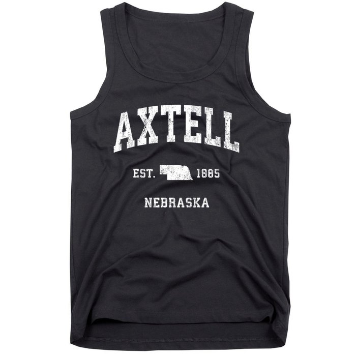 Axtell Nebraska Ne Vintage Athletic Sports Tank Top