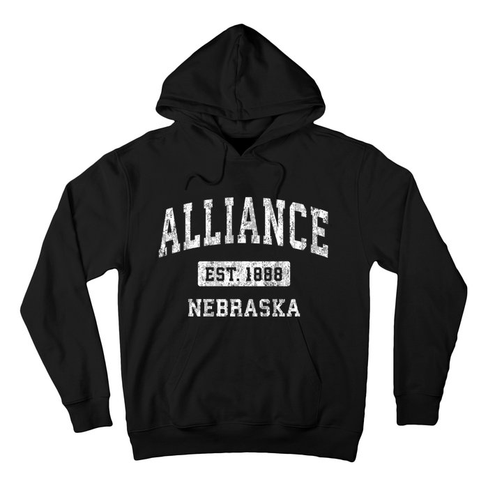 Alliance Nebraska Ne Vintage Sports Hoodie