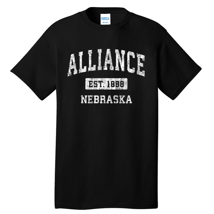 Alliance Nebraska Ne Vintage Sports Tall T-Shirt