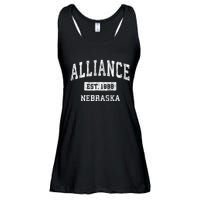 Alliance Nebraska Ne Vintage Sports Ladies Essential Flowy Tank