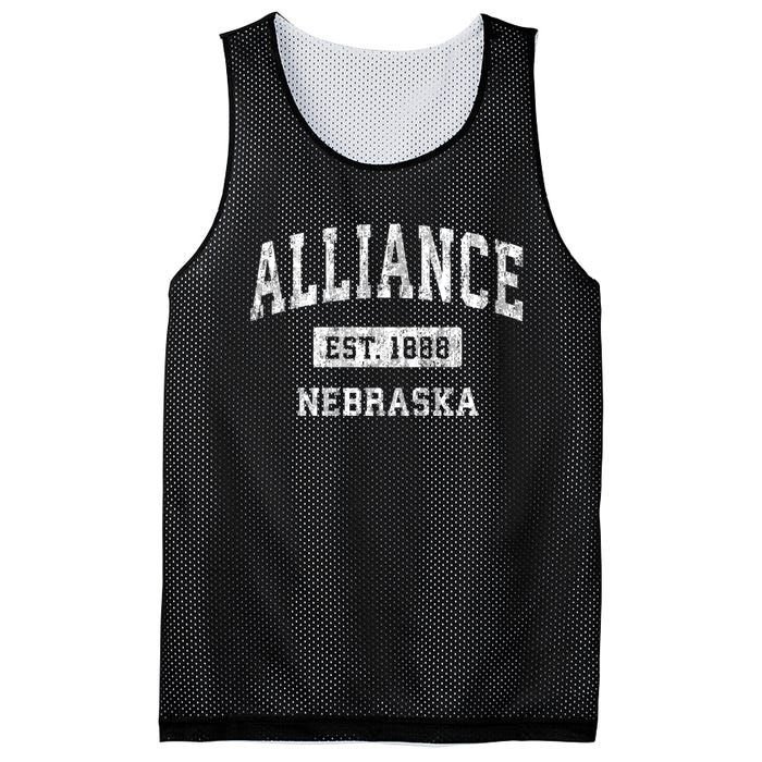 Alliance Nebraska Ne Vintage Sports Mesh Reversible Basketball Jersey Tank