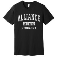 Alliance Nebraska Ne Vintage Sports Premium T-Shirt