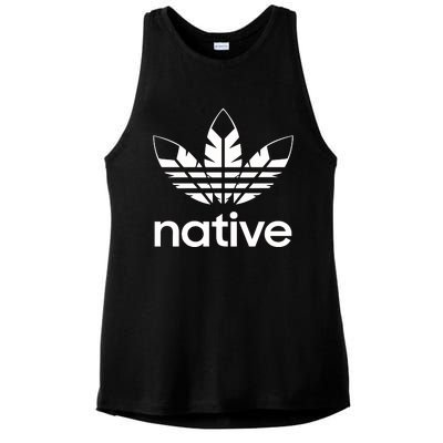 American Native National Day Of Awareness Ladies PosiCharge Tri-Blend Wicking Tank