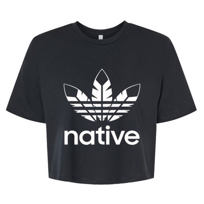 American Native National Day Of Awareness Bella+Canvas Jersey Crop Tee