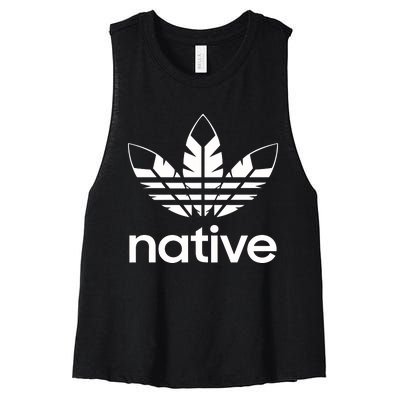 American Native National Day Of Awareness Women's Racerback Cropped Tank