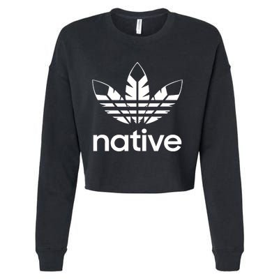 American Native National Day Of Awareness Cropped Pullover Crew