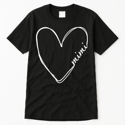 Announcement Grandparents New Mimi Heart Tall T-Shirt
