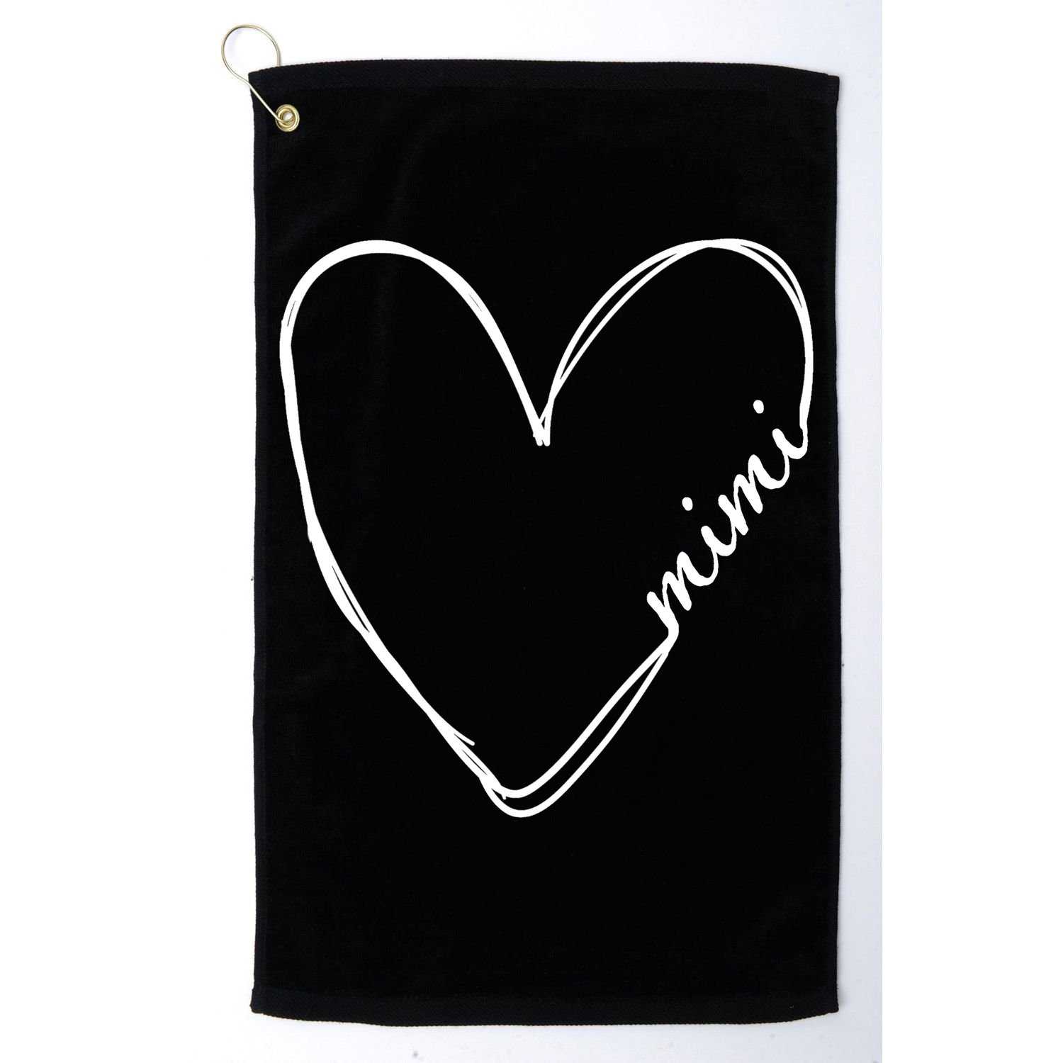 Announcement Grandparents New Mimi Heart Golf Towel
