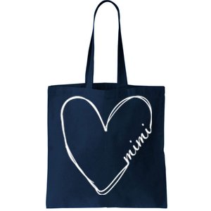 Announcement Grandparents New Mimi Heart Tote Bag