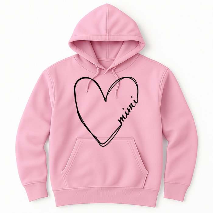 Announcement Grandparents New Mimi Heart Hoodie