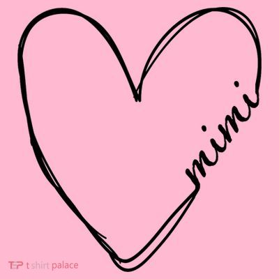 Announcement Grandparents New Mimi Heart T-Shirt