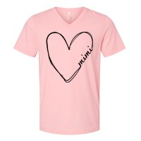 Announcement Grandparents New Mimi Heart V-Neck T-Shirt