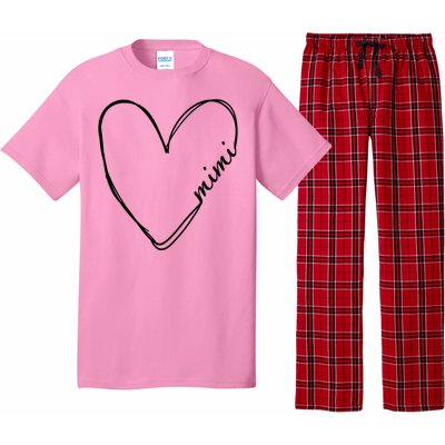 Announcement Grandparents New Mimi Heart Pajama Set