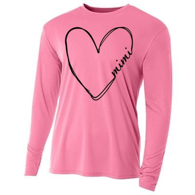 Announcement Grandparents New Mimi Heart Cooling Performance Long Sleeve Crew