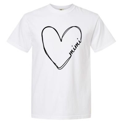 Announcement Grandparents New Mimi Heart Garment-Dyed Heavyweight T-Shirt