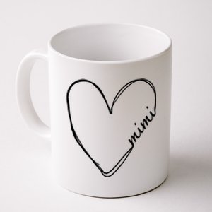 Announcement Grandparents New Mimi Heart Coffee Mug