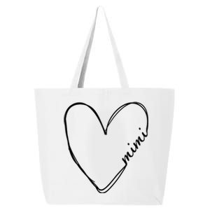 Announcement Grandparents New Mimi Heart 25L Jumbo Tote