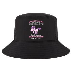 Annoyed Unicorn Funny Cool Comfort Performance Bucket Hat